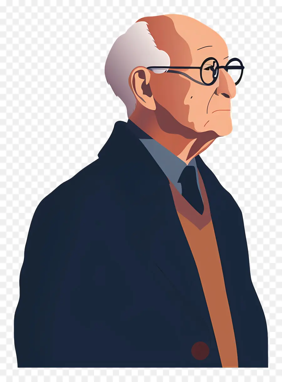 Cartoon Avô，Middleaged Homem PNG