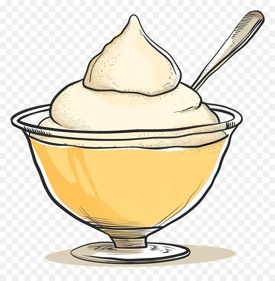 Pudim De Baunilha，Creme PNG