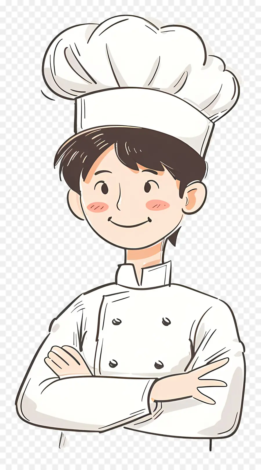 Chef Doodle，Masculino Chef PNG