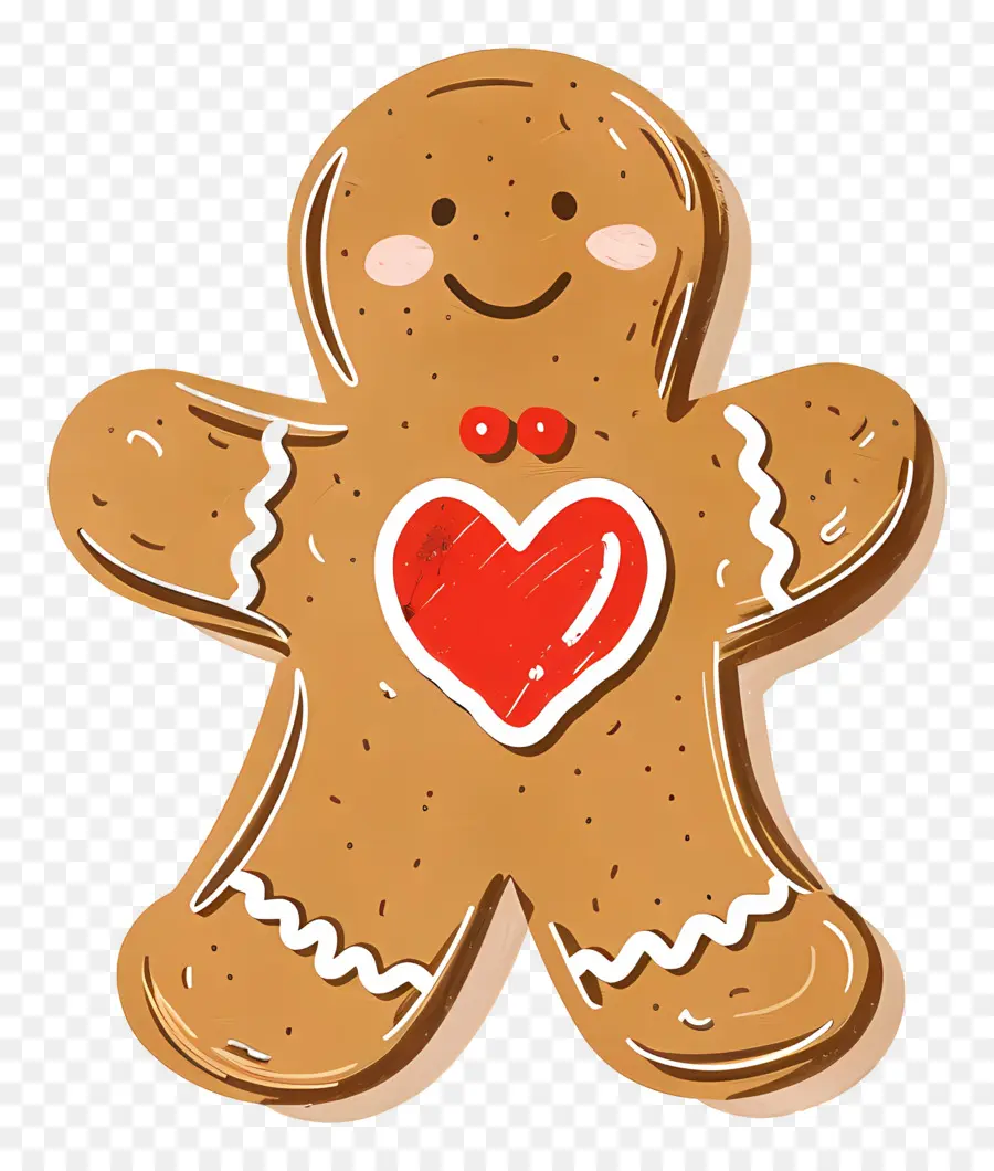 Natal Gingerbread，Homem De Gengibre PNG