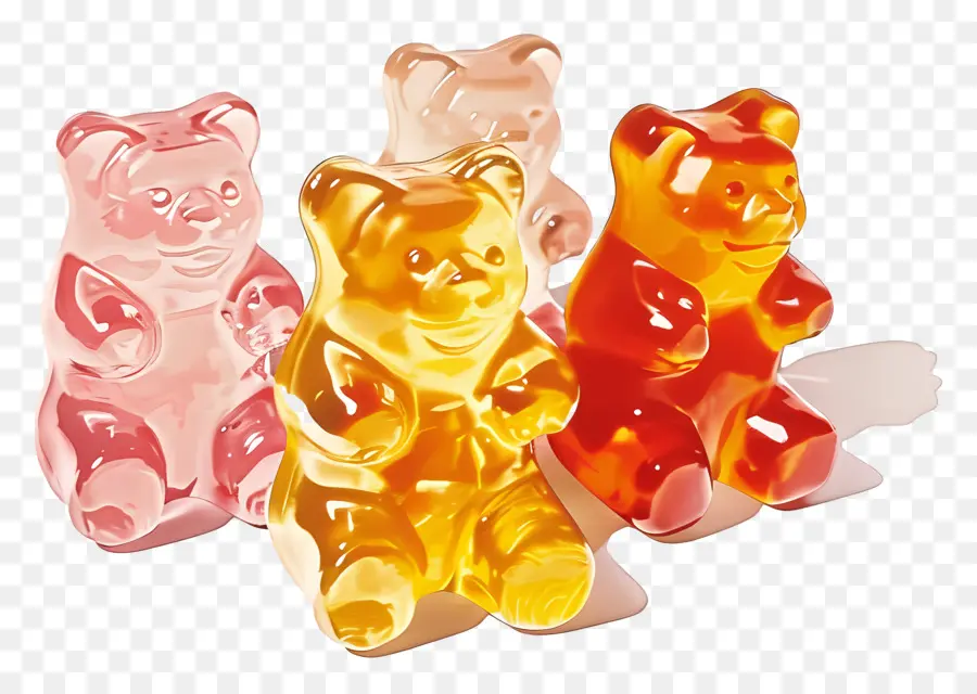 Gomas，Doces Em Forma De Bear PNG