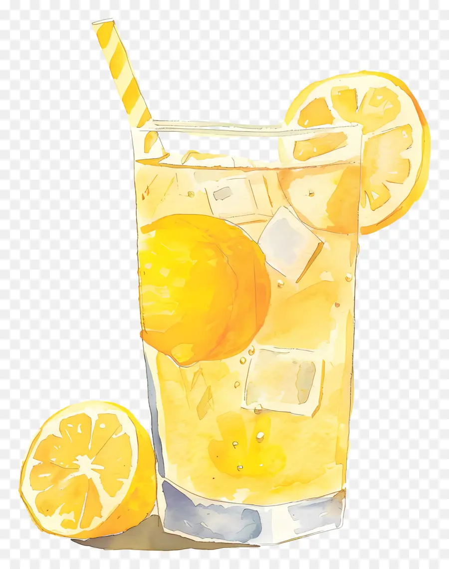 Limonada，Bebida Refrescante PNG