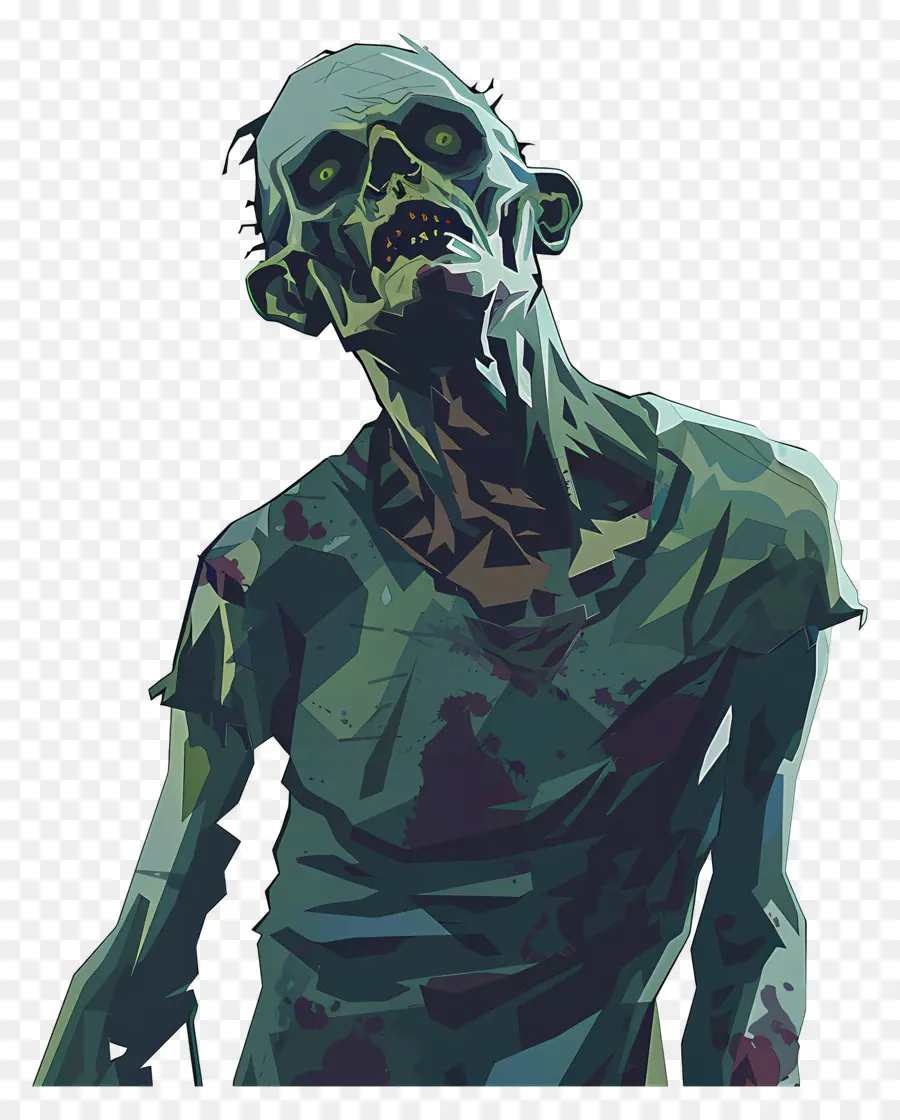 Zombie，Verde PNG