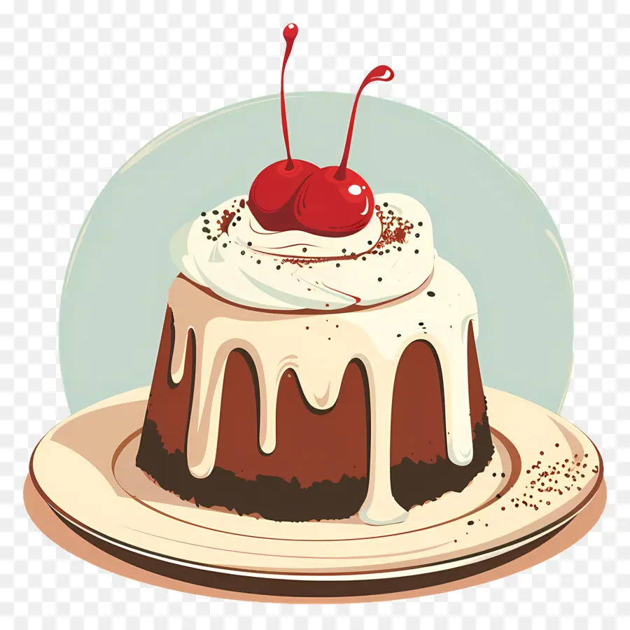 Pudim De Bolo，Bolo De Chocolate PNG