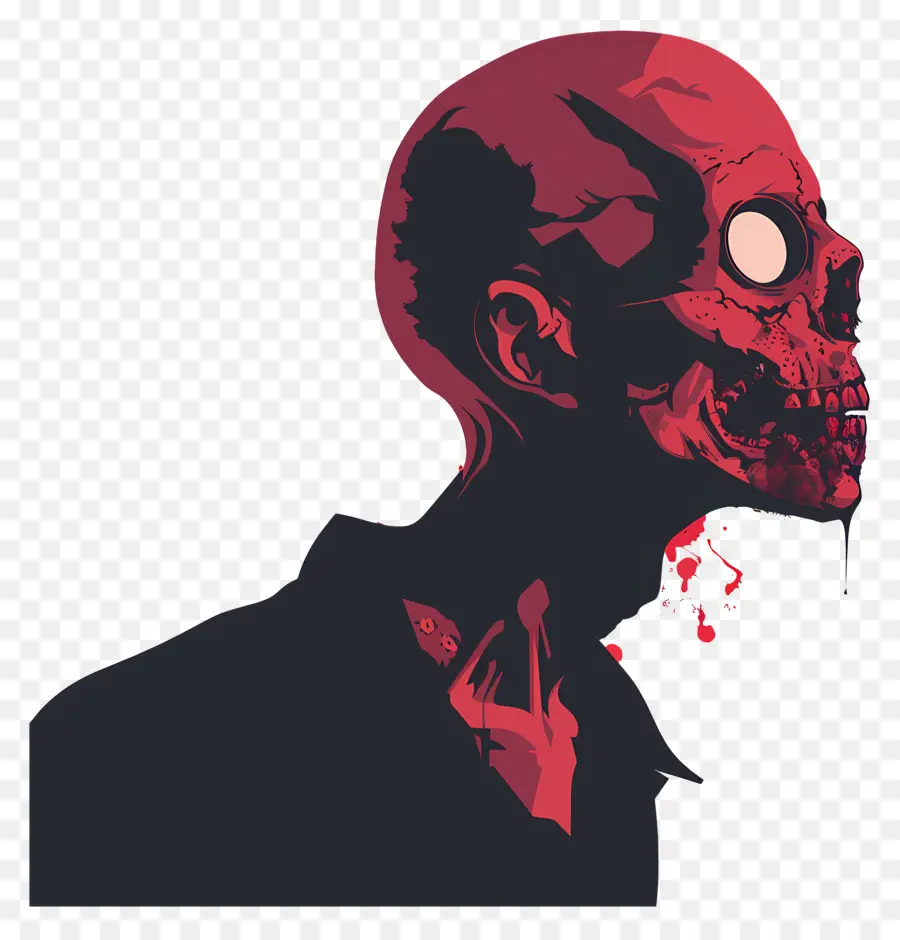 Zombie，Silhueta PNG