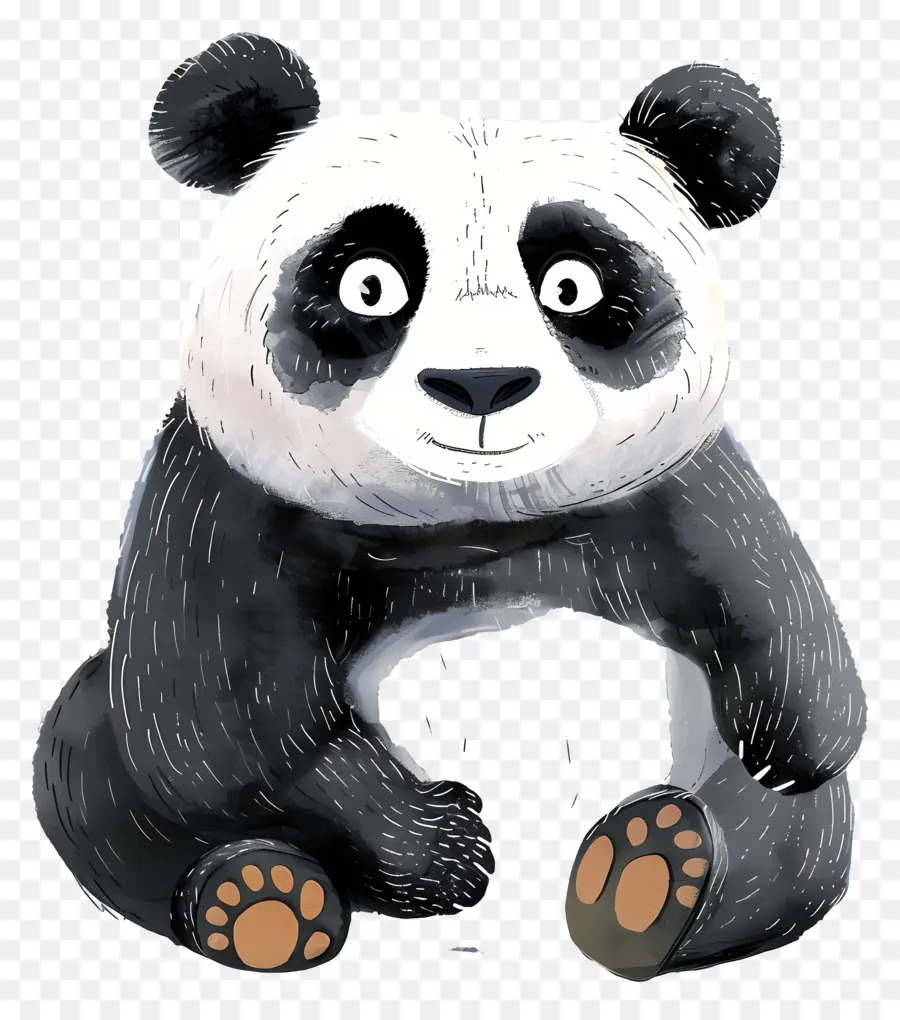 Dos Desenhos Animados Do Panda，Panda PNG