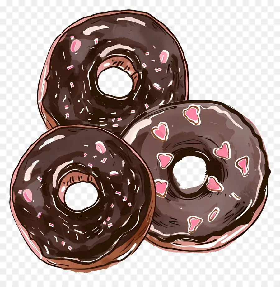 Donuts De Chocolate，Chocolate PNG