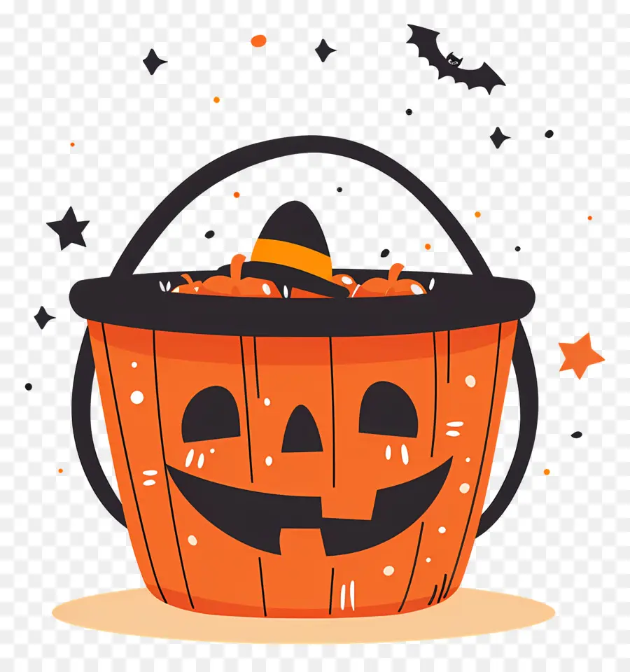 Balde De Halloween，Jack O'lantern PNG