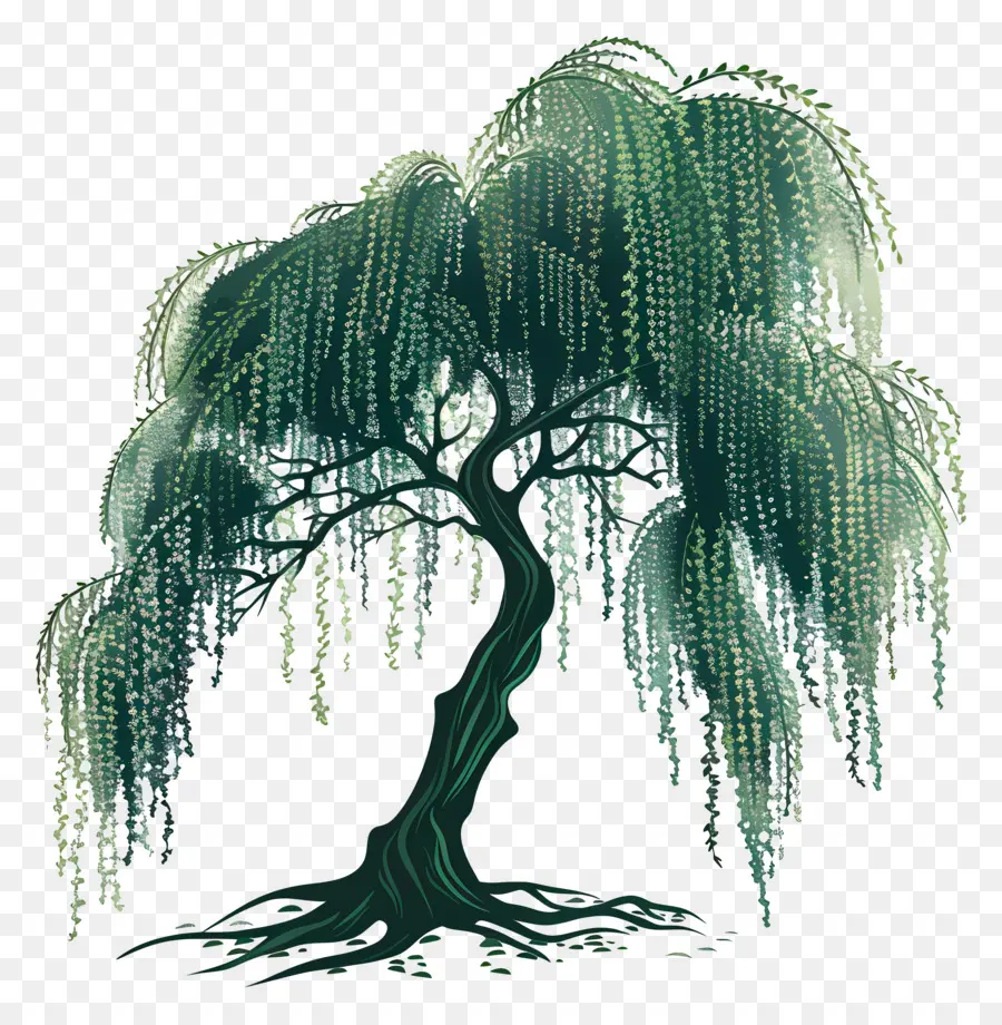 Salgueiro，Weeping Willow Tree PNG