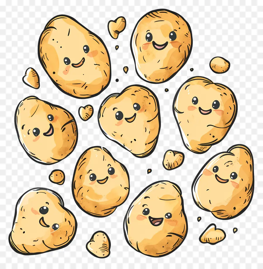 Cartoon Batatas，Batata PNG