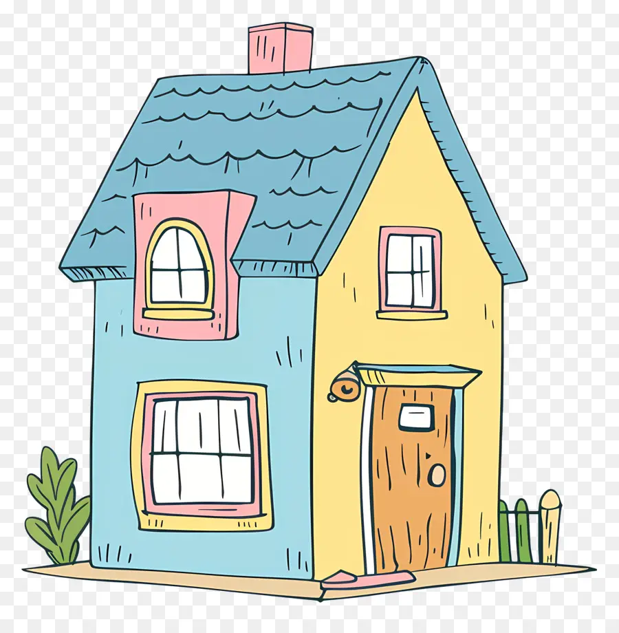 Doodle House，Pequena Casa PNG