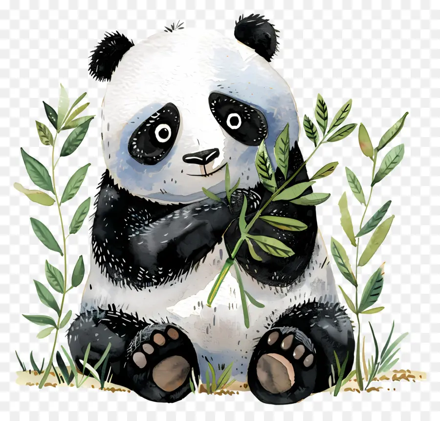 Dos Desenhos Animados Do Panda，Urso Panda PNG