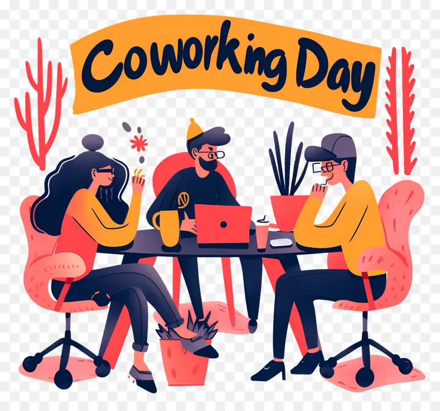 Dia De Coworking，Coworking PNG