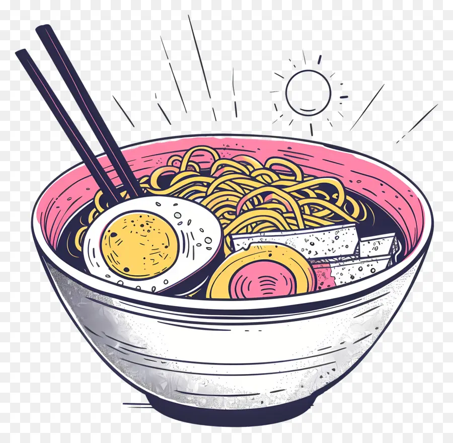 Ramen Instantâneo，Tigela De Ramen PNG