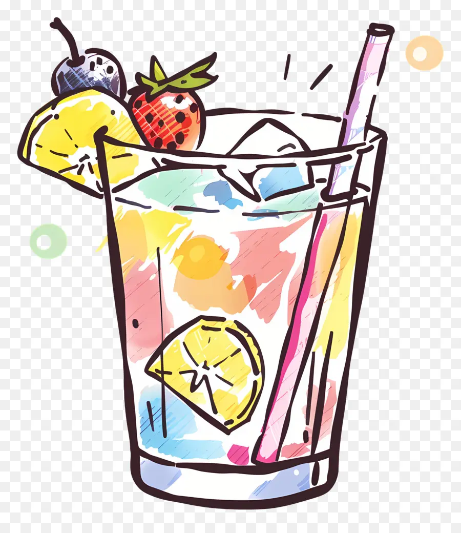 Coquetel De Doodle，Suco De Frutas PNG