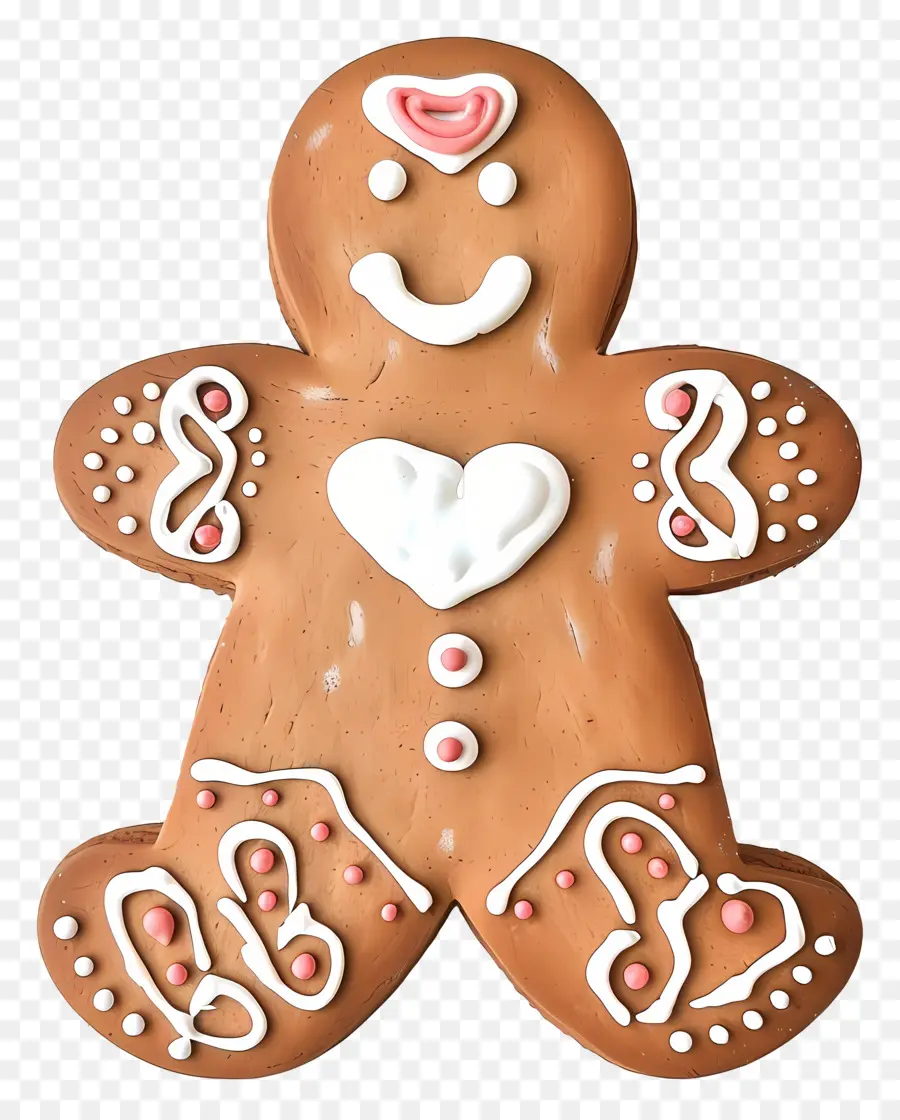 Natal Gingerbread，Homem De Gengibre PNG