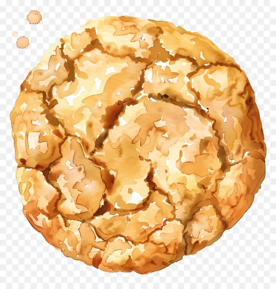 Biscoito De Aveia，Pintura Em Aquarela PNG