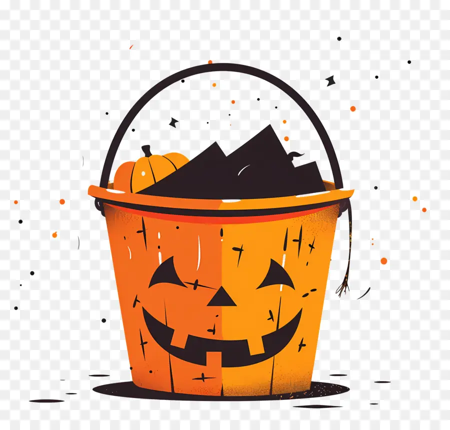 Balde De Halloween，Jack O'lantern PNG