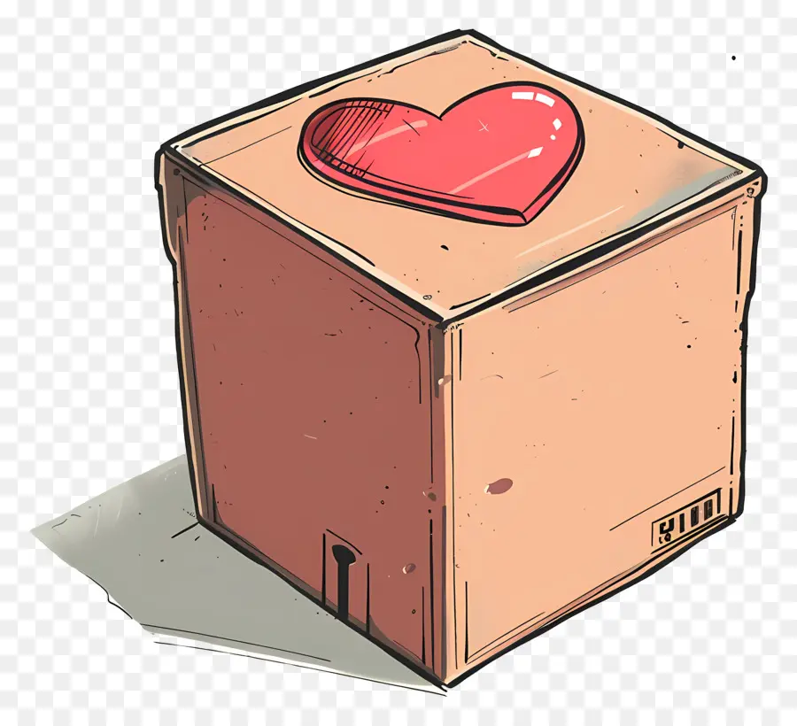 Cardboard Box，Caixa De Papelão Marrom PNG