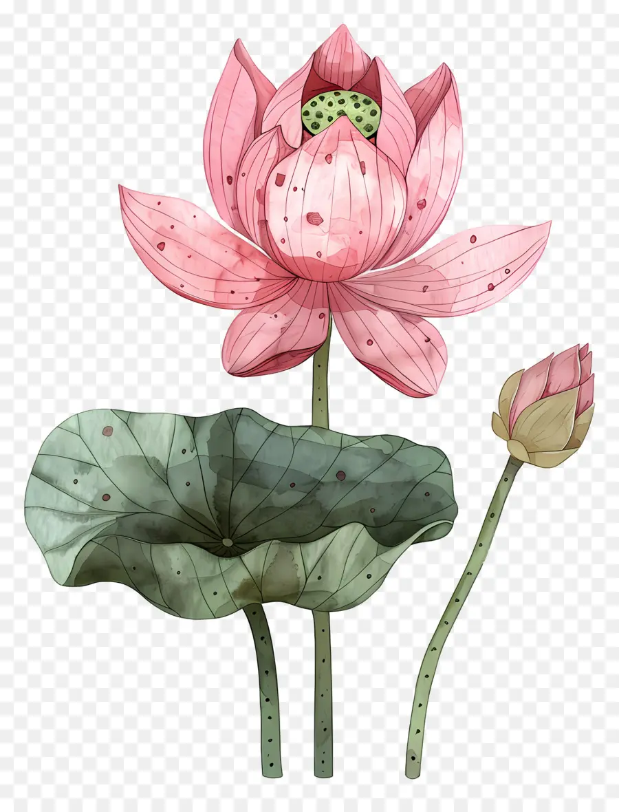 Flor De Lótus，Flor De Lótus Rosa PNG