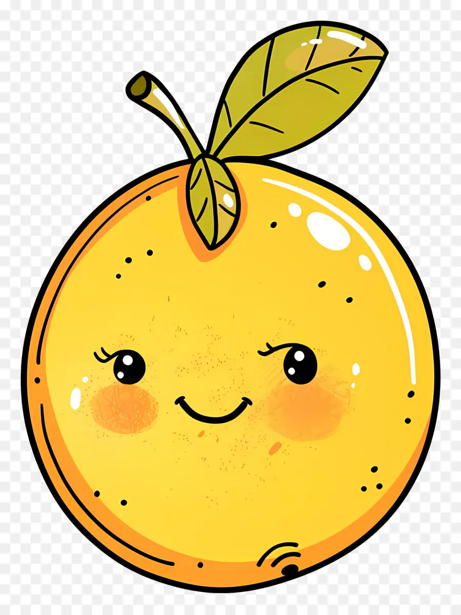 Doodle Lemon，Cartoon Laranja PNG