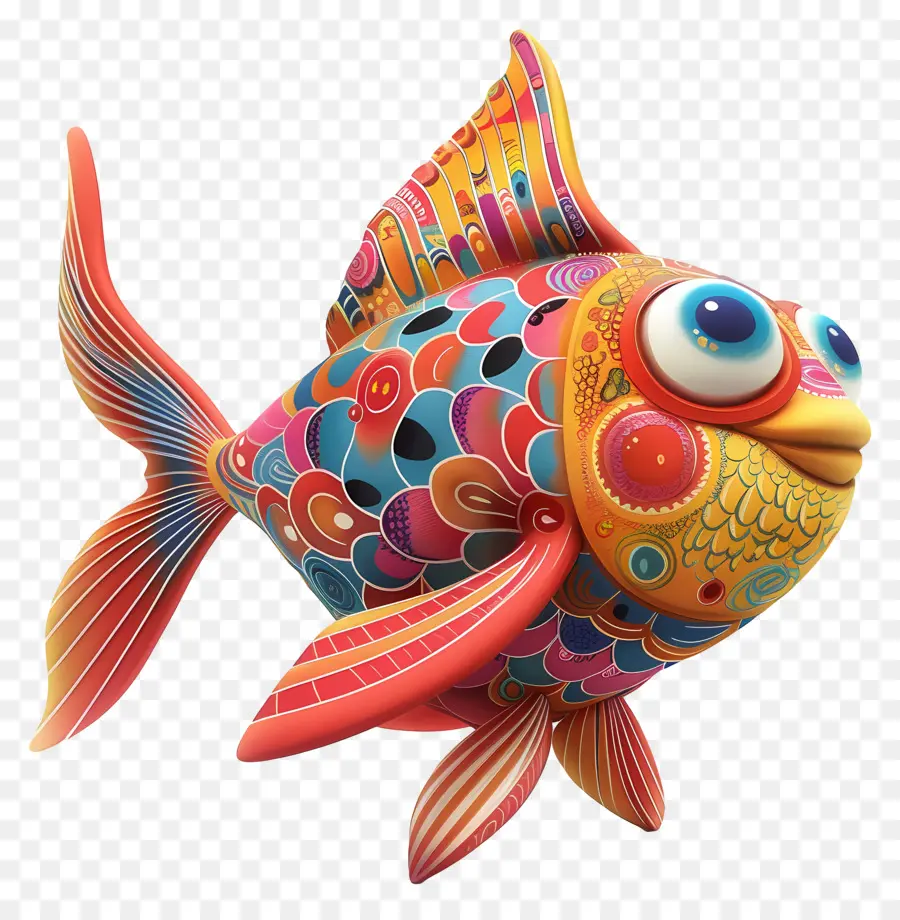 Cartoon Peixe，Peixes Coloridos PNG