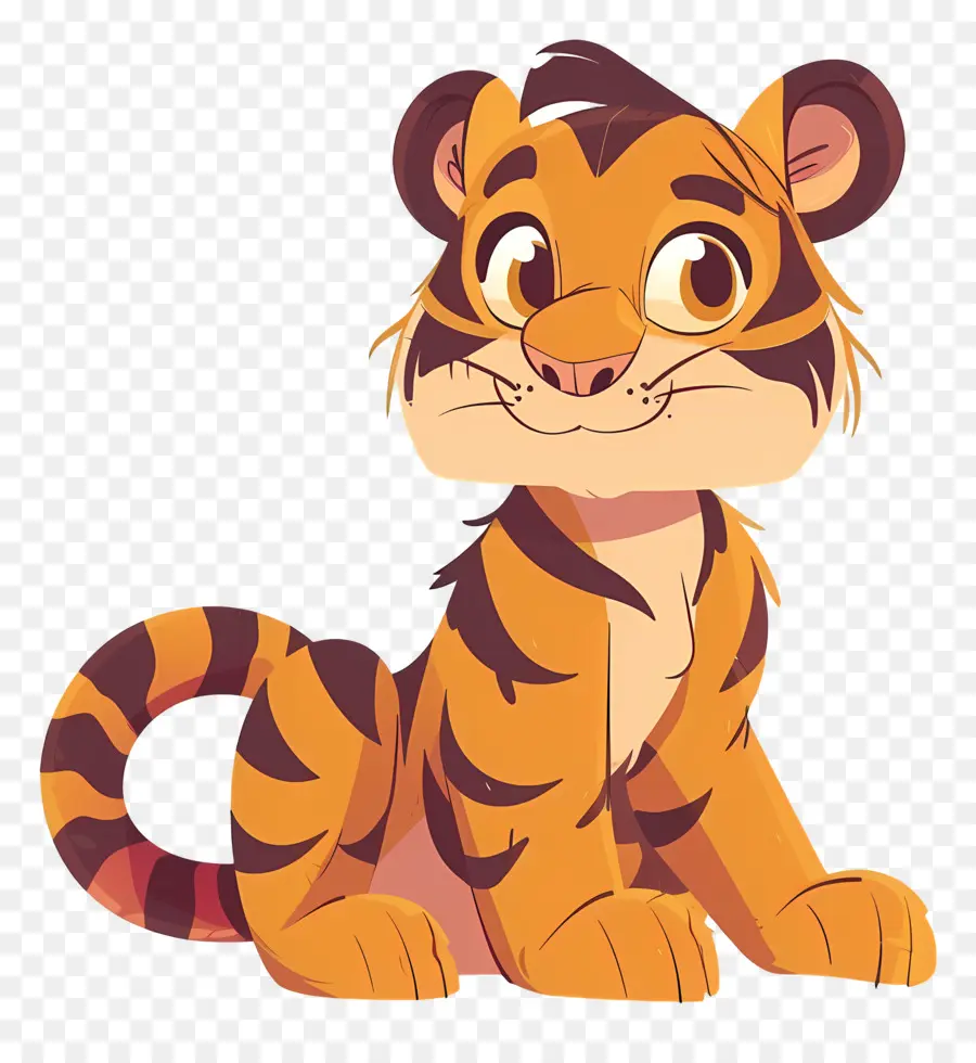 Tigre De Desenho Animado，Tigre Colorido PNG