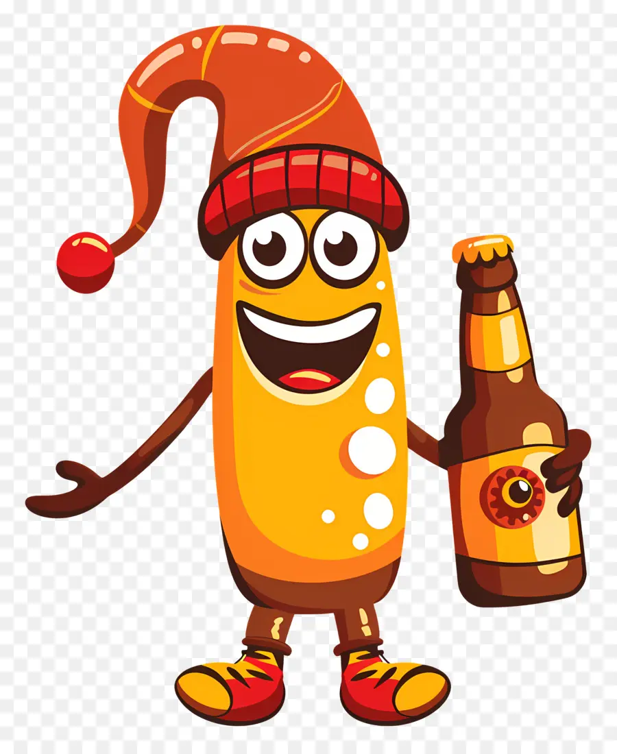 Cartoon Cerveja，Personagem De Desenho Animado PNG