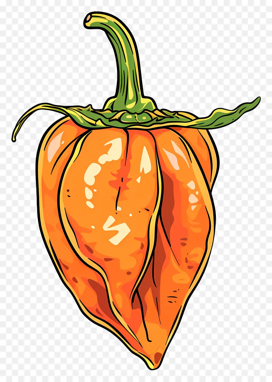 Habanero，Desenho De Pimenta PNG