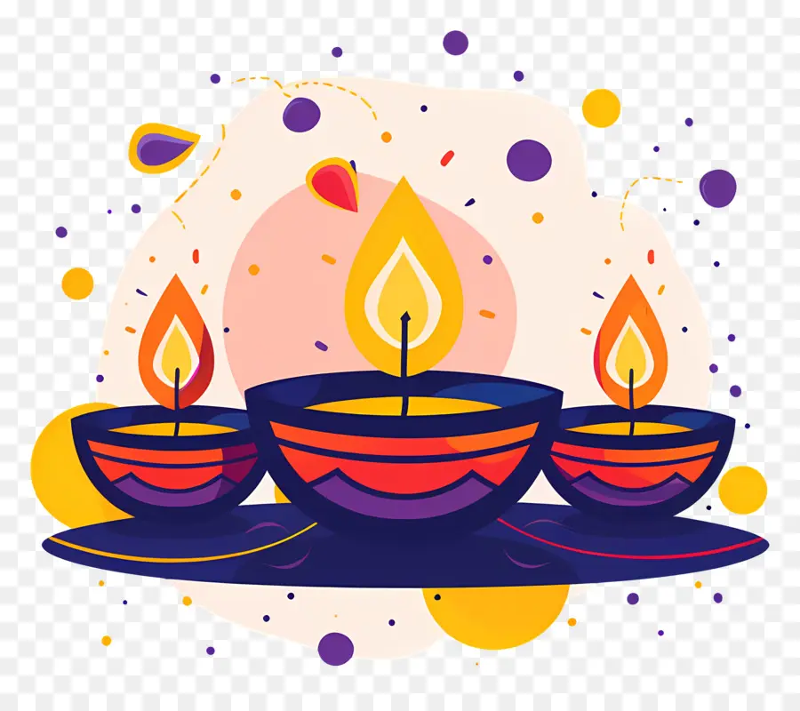 Lâmpada De óleo De Diya，Diwali PNG