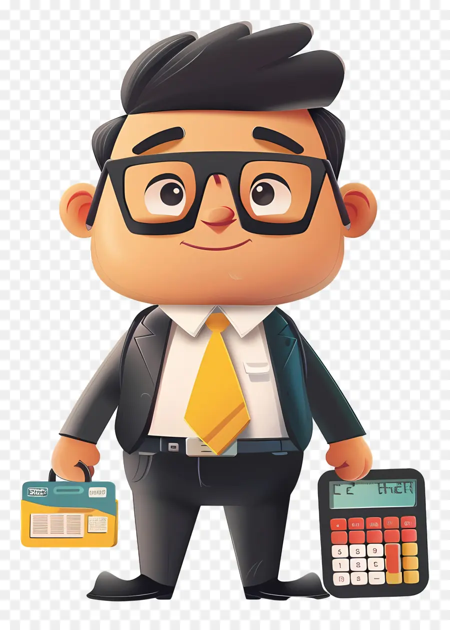 Homem Dos Desenhos Animados，Businessman PNG