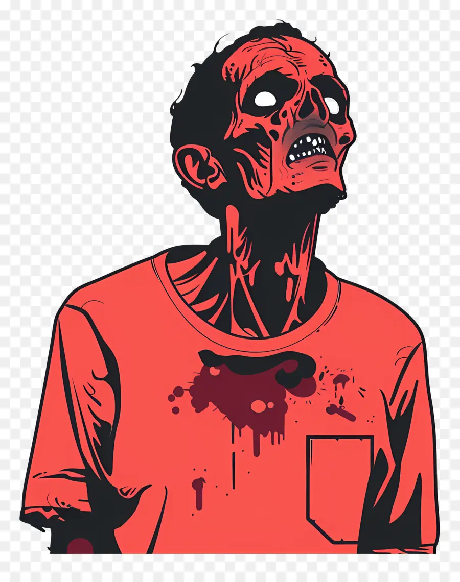 Zumbi，Camisa Vermelha PNG