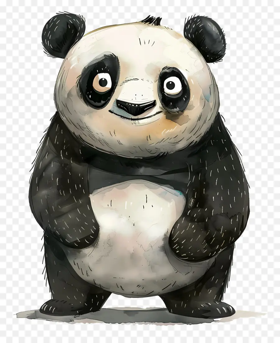 Dos Desenhos Animados Do Panda，Urso Panda PNG