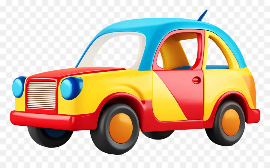 Cartoon Carro，Carro Plástico PNG