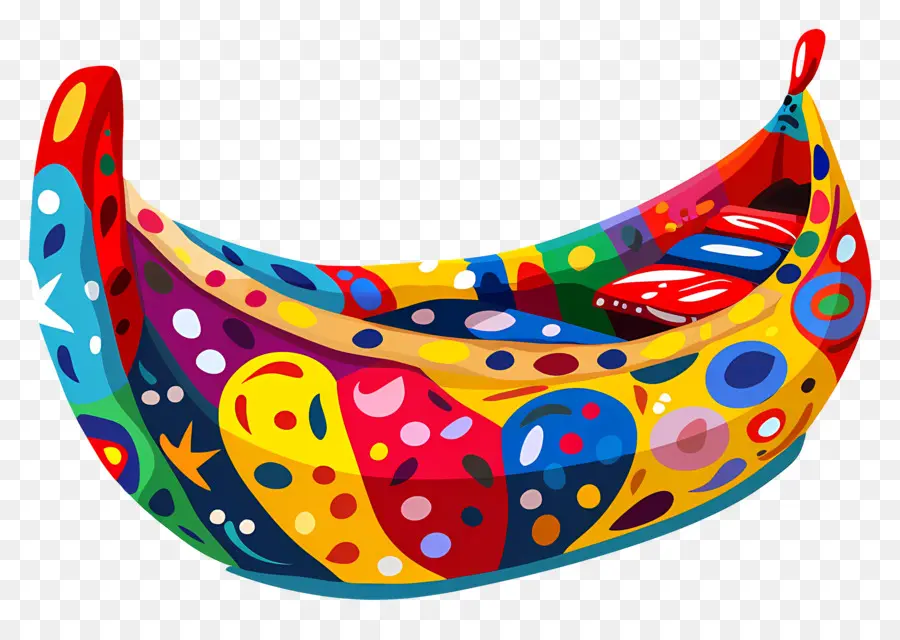 Canoa De Desenho Animado，A Arte Abstrata PNG