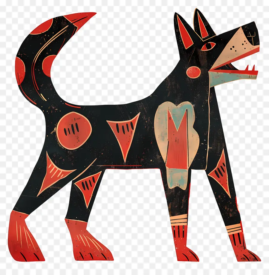 Cão Dos Desenhos Animados，Cão Preto PNG