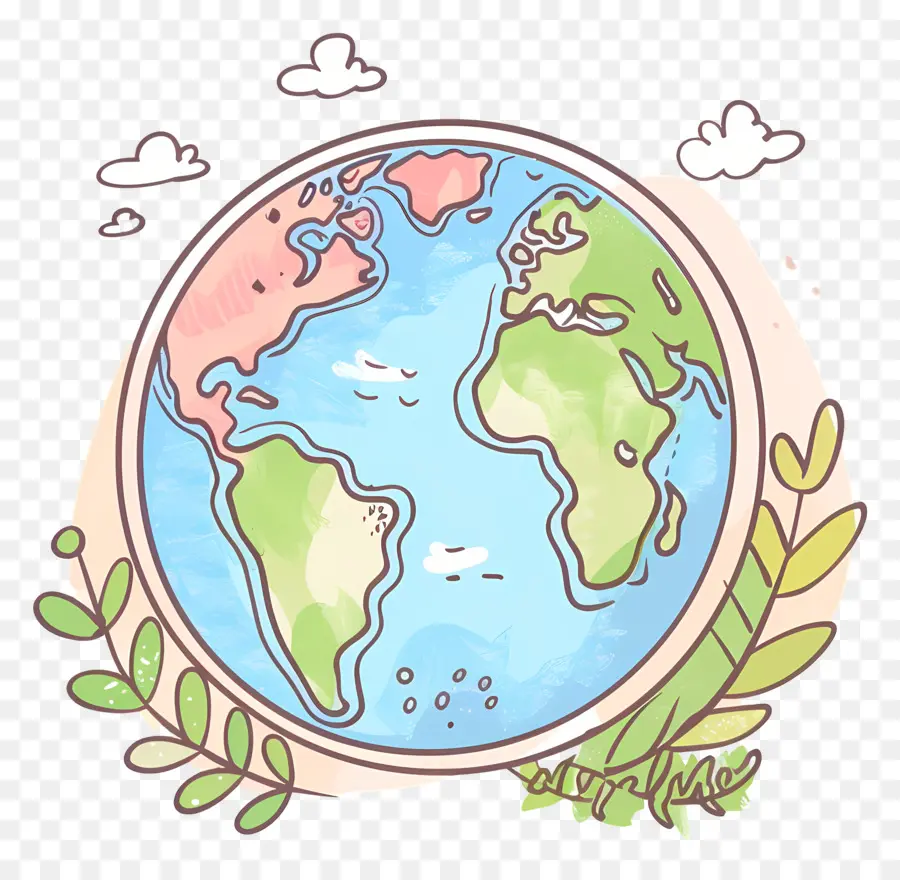 Doodle Earth，Earth PNG