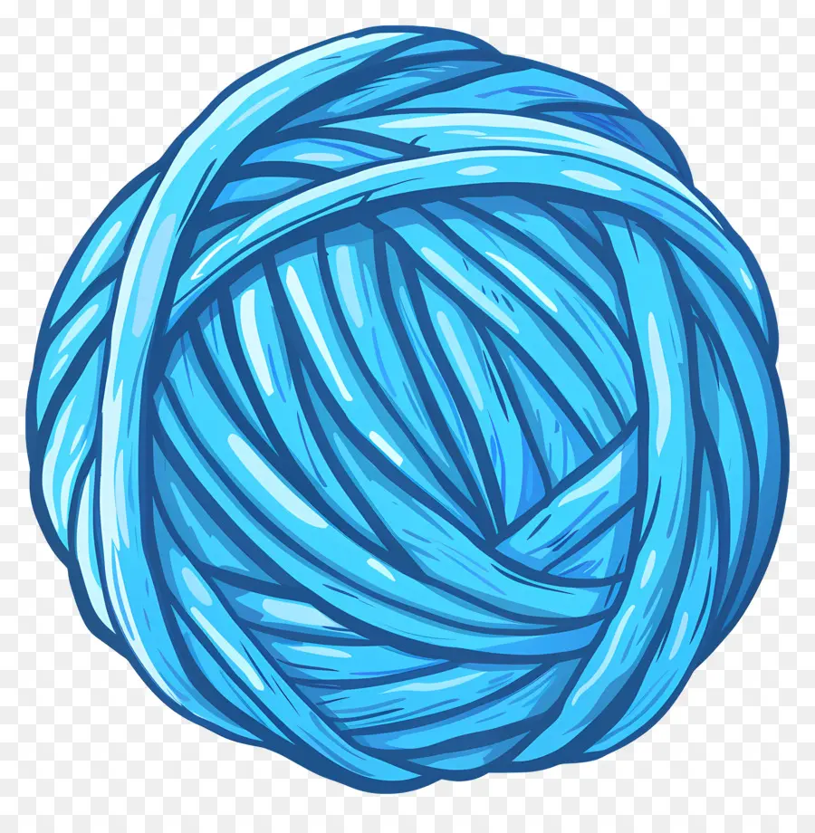 Bola De Fio Azul，Fio Azul PNG