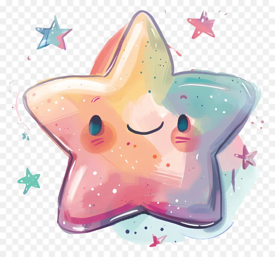 Doodle Estrelas，Bonito PNG