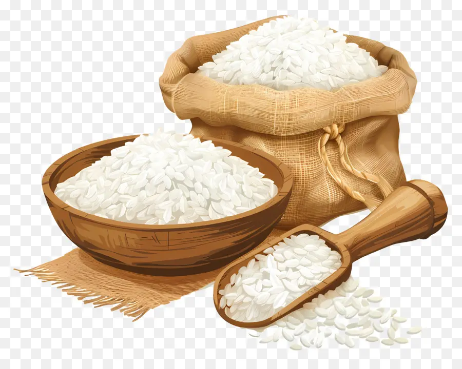 Arroz，Bolsas De Estopa PNG