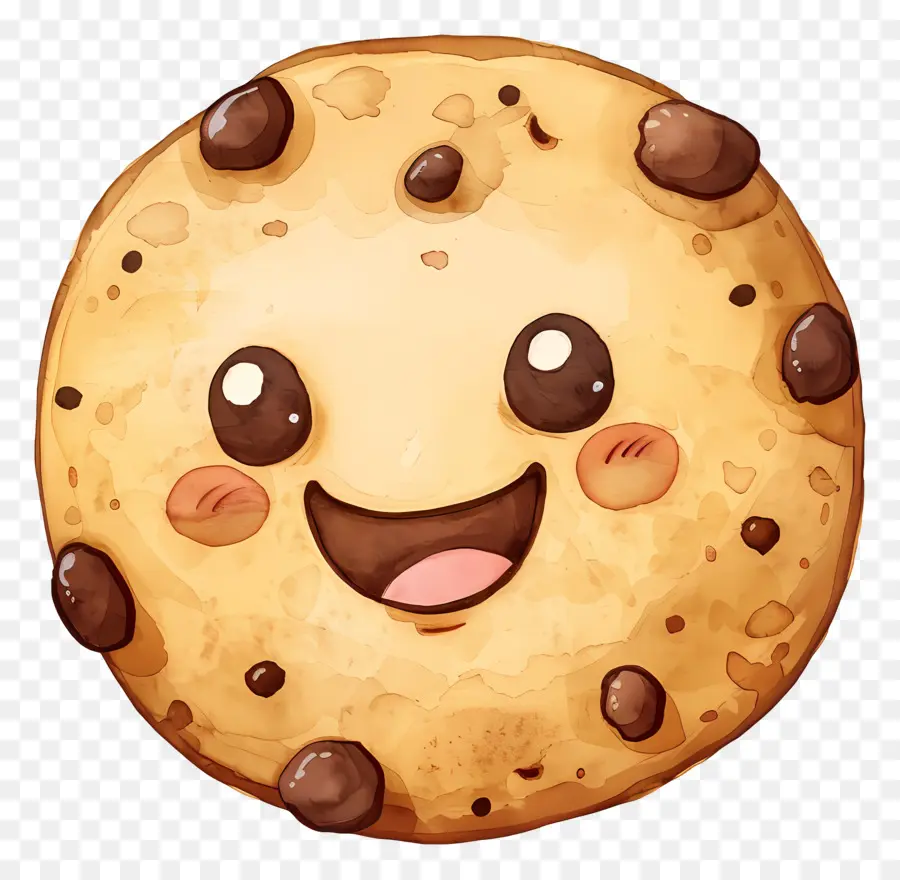 Biscoito De Aveia，Chocolate Chip Cookie PNG