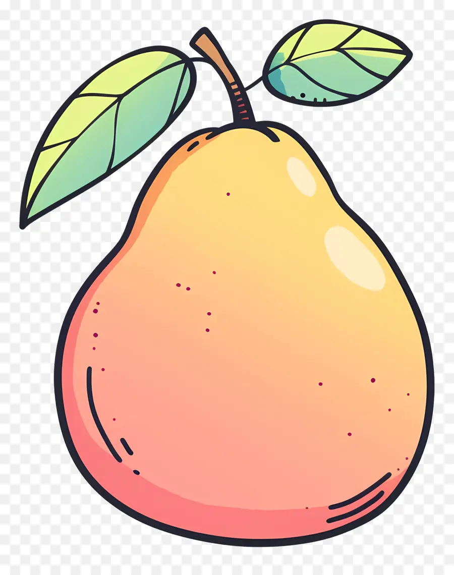 Doodle Mango，Pêra PNG