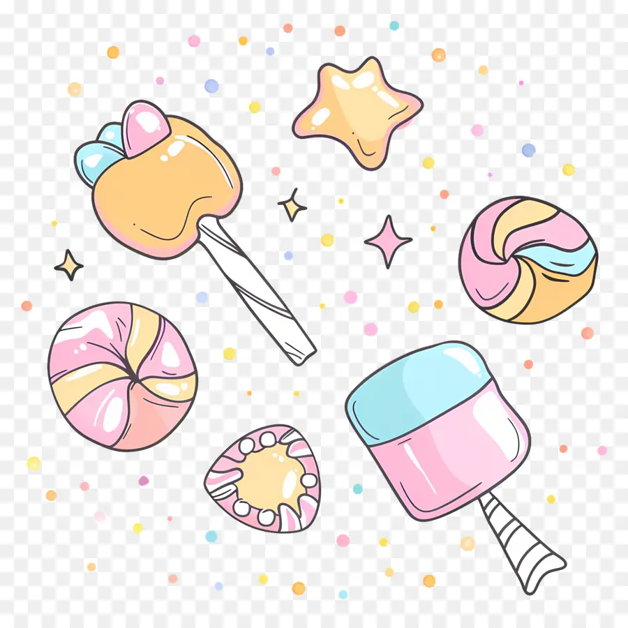 Doodle Candy，Candy PNG