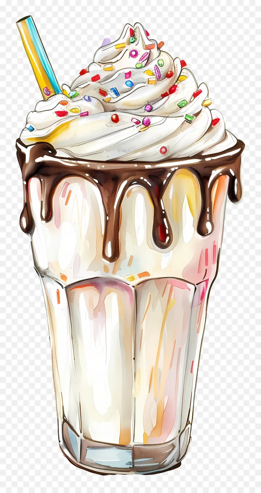 Copo De Milkshake，Sundae PNG