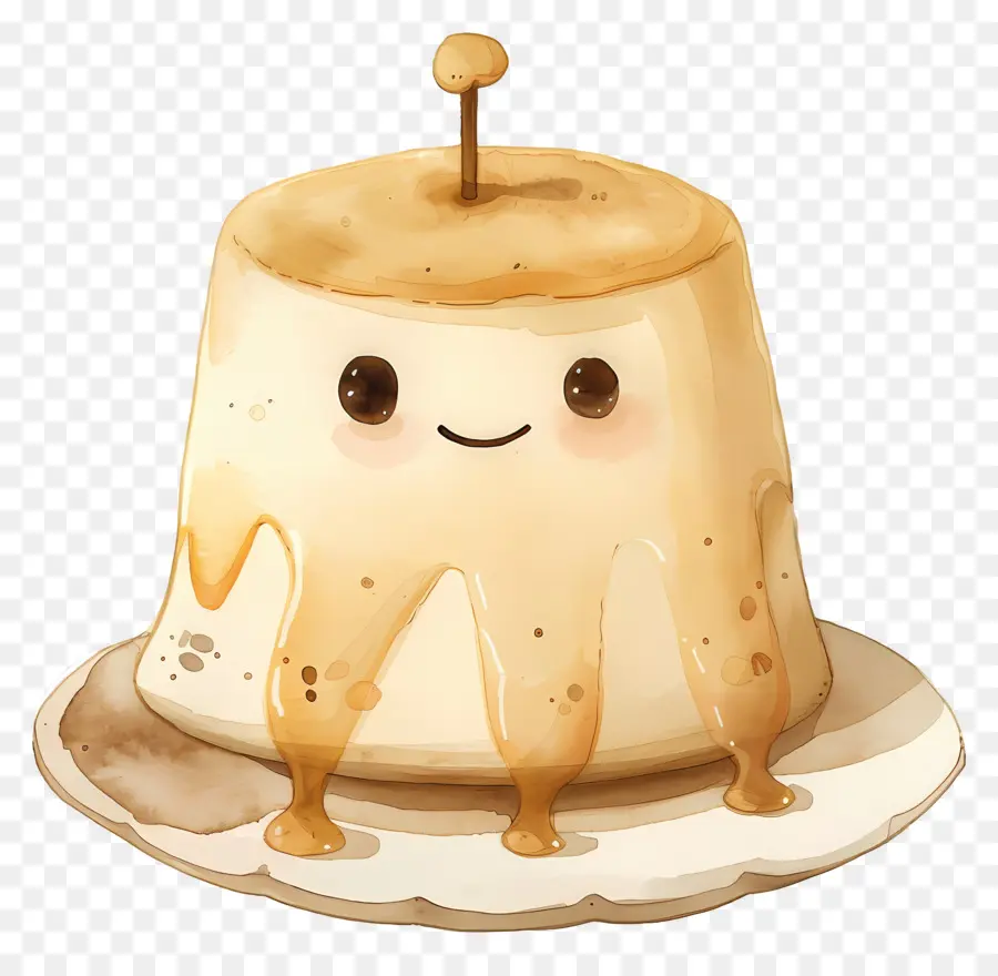 Pudim De Kawaii，Bolo De Chocolate PNG