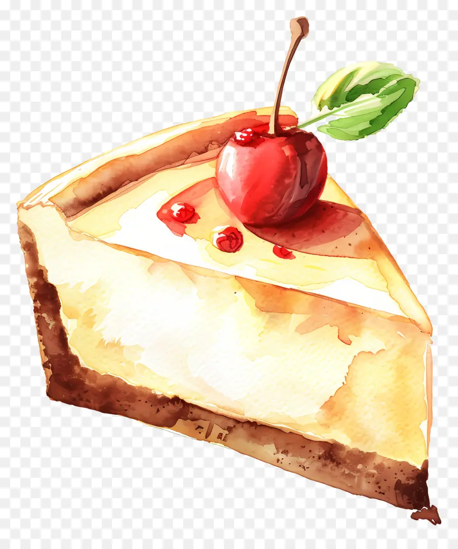 Cheesecake，Cereja PNG