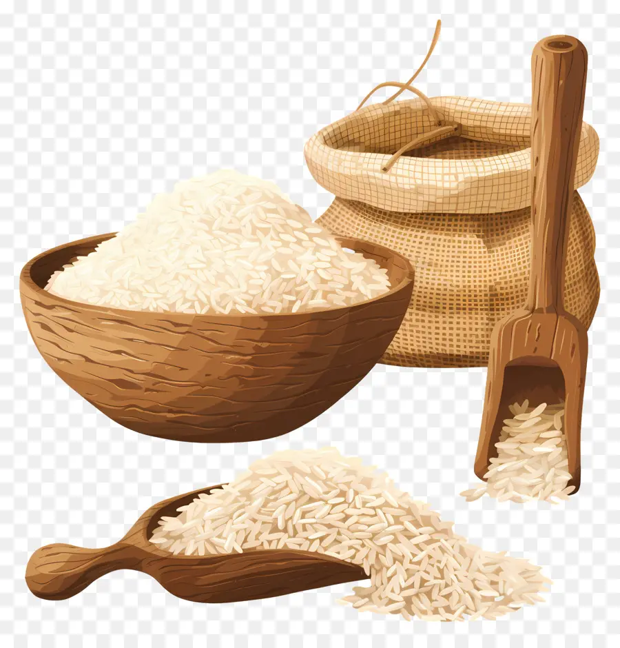 Arroz，Não Cozidas PNG