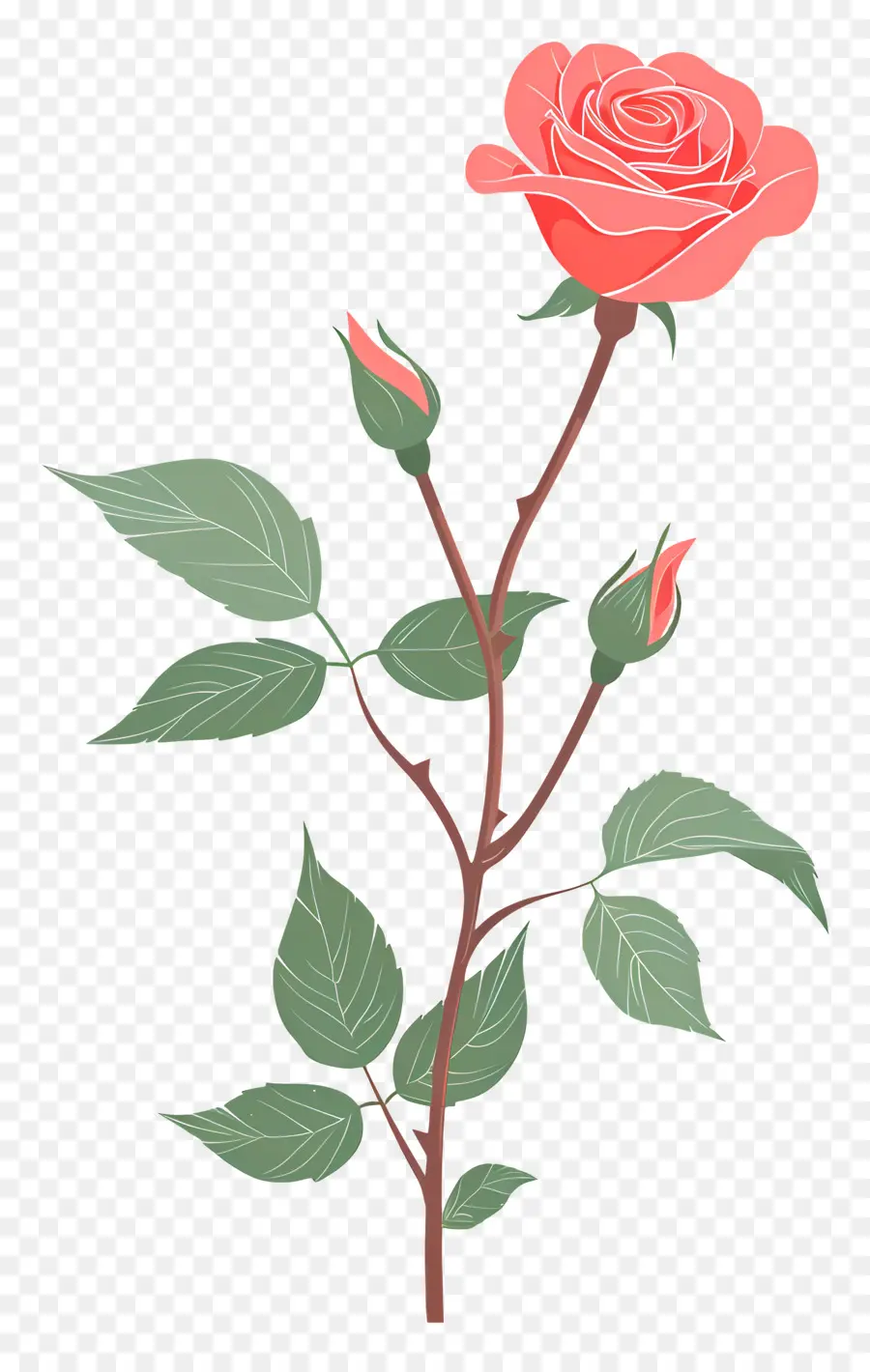 Haste Rosa，Rose Desenho PNG