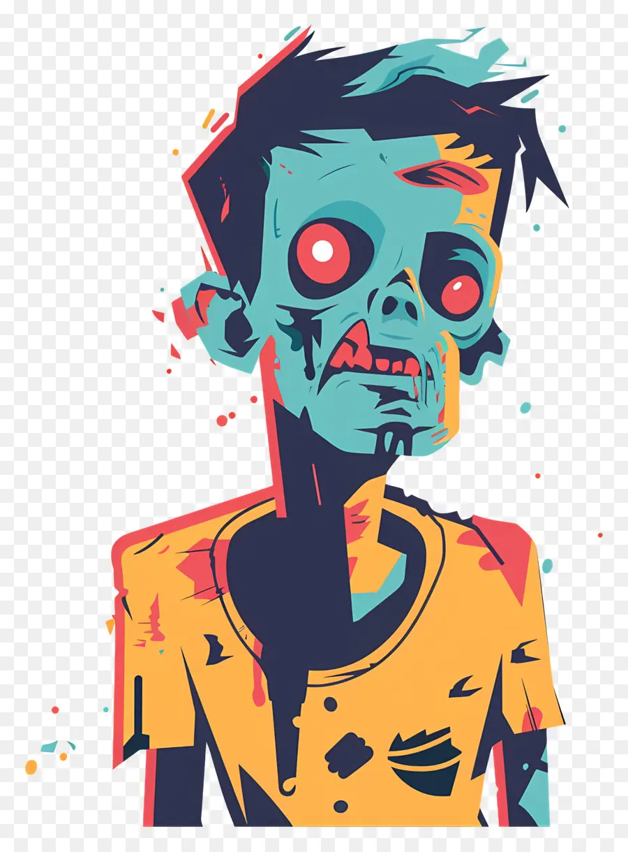 Zombie，Colorido PNG