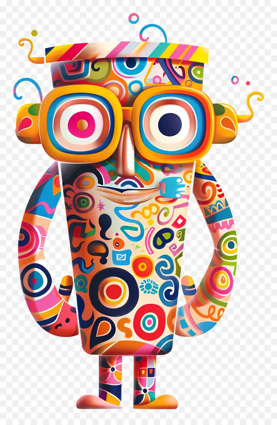 Robô，Caráter Abstrato PNG